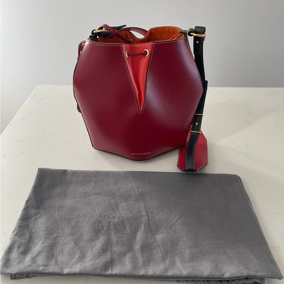 Alexander McQueen Leather Bucket Bag - Picture 2 of 7